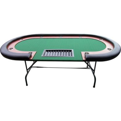 Buffalo Pokertafel High Roller Zwart