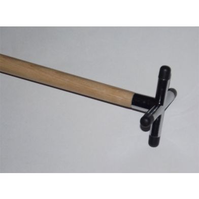 Rest compleet, cross chroom gemonteerd op stok