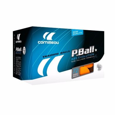 Cornilleau P-Ball ABS Evolution 1* Tafeltennisballen x72 - Oranje