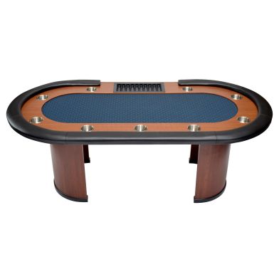 NORTH Nevada Pokertafel Blauw 10 Personen