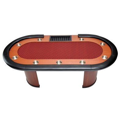 NORTH Nevada Pokertafel Rood 10 Personen