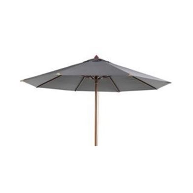 Gescova Houten Parasol Vierkant 300 x 300 cm Grijs