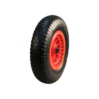 PU Band + Wiel 4.00x8 + 2.50Ax8 + 20 dia Kunststof