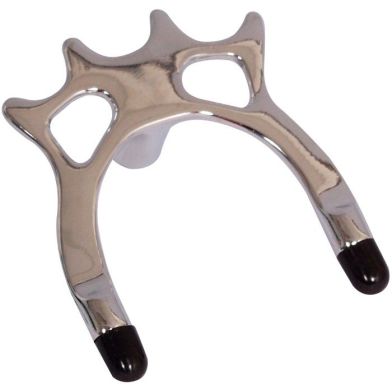 Keusteun Spider chroom met noppen