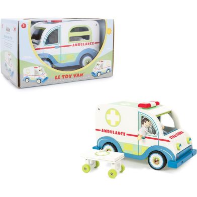 Le Toy Van Speelset Auto's Ambulance set - Hout