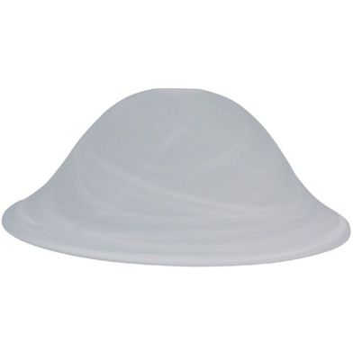 Losse kap biljartlamp 37 cm, glas