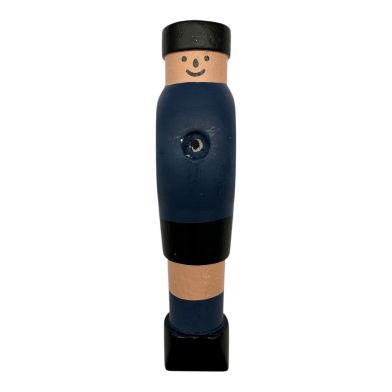 NORTH Voetbaltafelpoppen Blauw Set (van 11) Houten 16MM