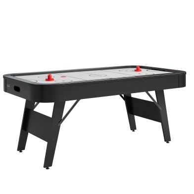 NORTH Zenith Airhockeytafel Zwart/Wit 7FT