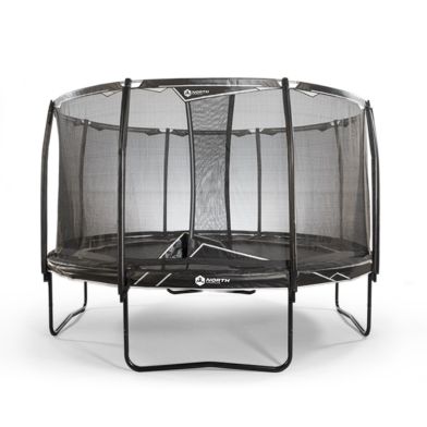 North Explorer Regular Trampoline 430 Round Black + Safety Net