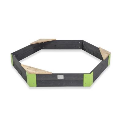 EXIT Aksent Houten Zandbak Zeshoek 160x140cm