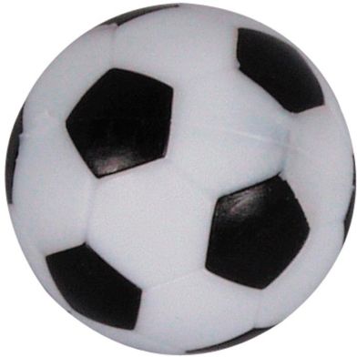 Tafelvoetbal voetballetjes zwart/wit met profiel