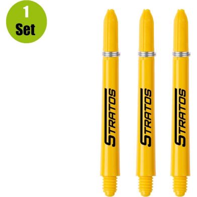 Winmau Dart Shafts Nylon Signature - Geel - Short - (1 Set)