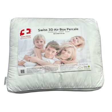 Zleep Hoofdkussen 3D Perkaal 50x60x8