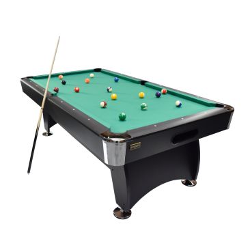 NORTH Gardone Pooltafel Zwart/Groen 8FT