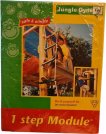 Jungle gym - Ladder van touw - 1 step module miniatuur