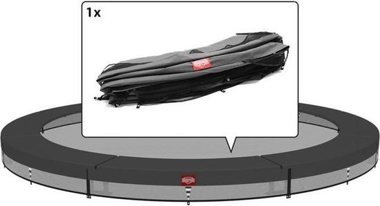 BERG trampoline rand InGround rond 330 cm - grijs