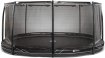 North Explorer Inground 350 Trampoline + Safety Net Black miniatuur