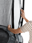 EXIT Elegant Premium Trampoline 253 + Safetynet Deluxe Zwart miniatuur