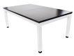 NORTH Essence Pooltafel/Eettafel Wit/Zwart 7FT miniatuur