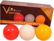 Carambole ballen set Ventura Tournament miniatuur