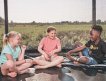 North Explorer Regular Trampoline 360 Round Black + Safety Net miniatuur