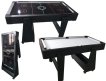 TopTable Twist 2in1 Airhockey/Pooltafel Zwart/Zwart 5FT miniatuur