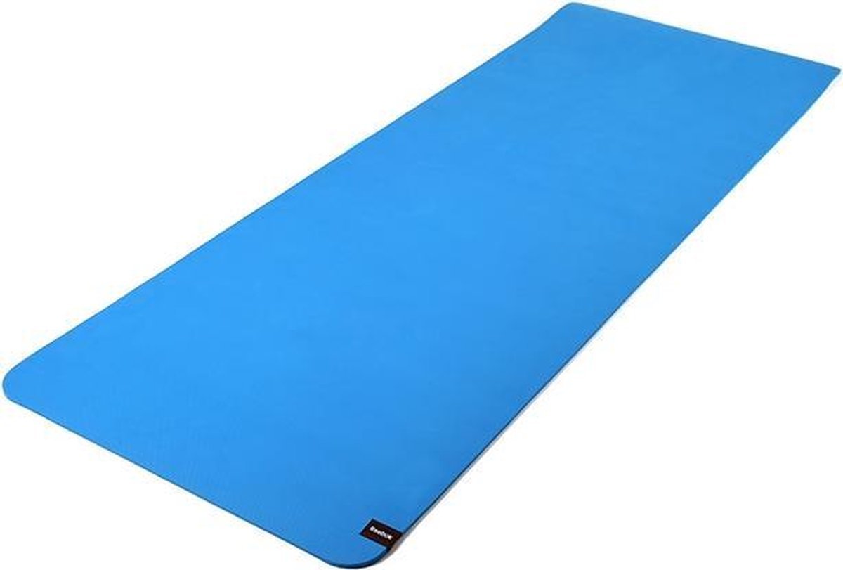 Yoga mat dubbelzijdig Reebok 6mm blauw/groen