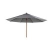 Gescova Houten Parasol Vierkant 300 x 300 cm Grijs miniatuur