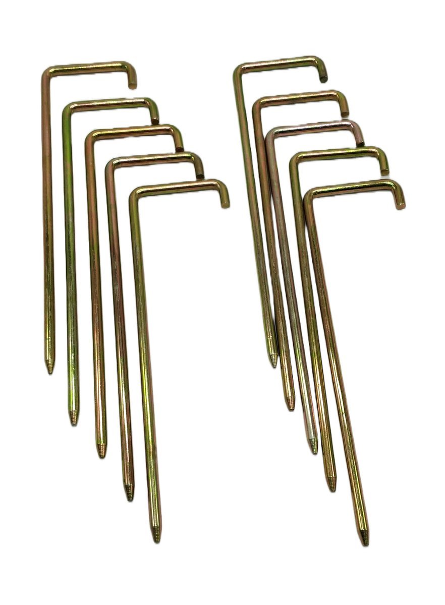 Set of tent pins