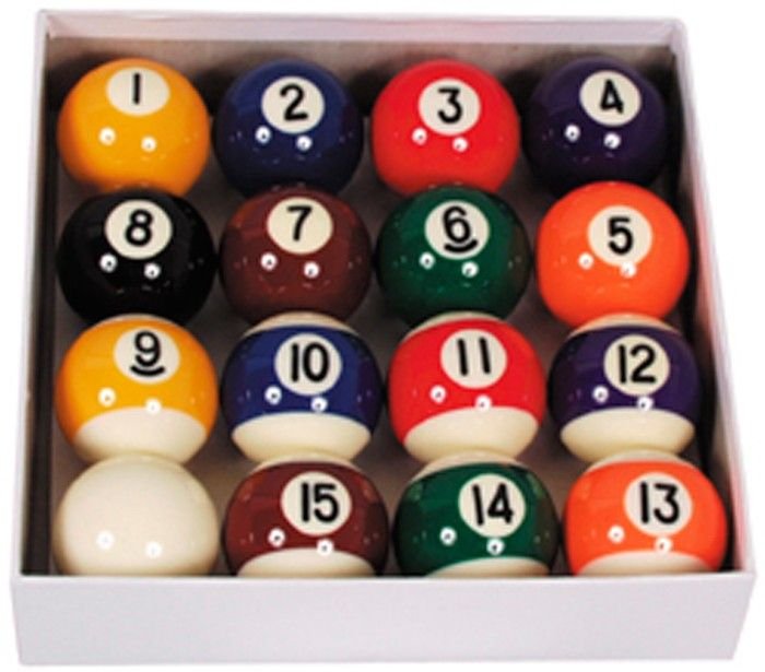 Poolballen set Ventura Laminated 57,2 mm