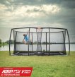 BERG Ultim Champion FlatGround Trampoline 500 Grijs + Safety Net Deluxe XL miniatuur