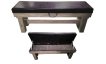 Top Table Dinner Pooltafel Wood Met Banken 8FT miniatuur