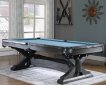 TopTable Lexor Pooltafel Forest Black-Oak 8FT miniatuur