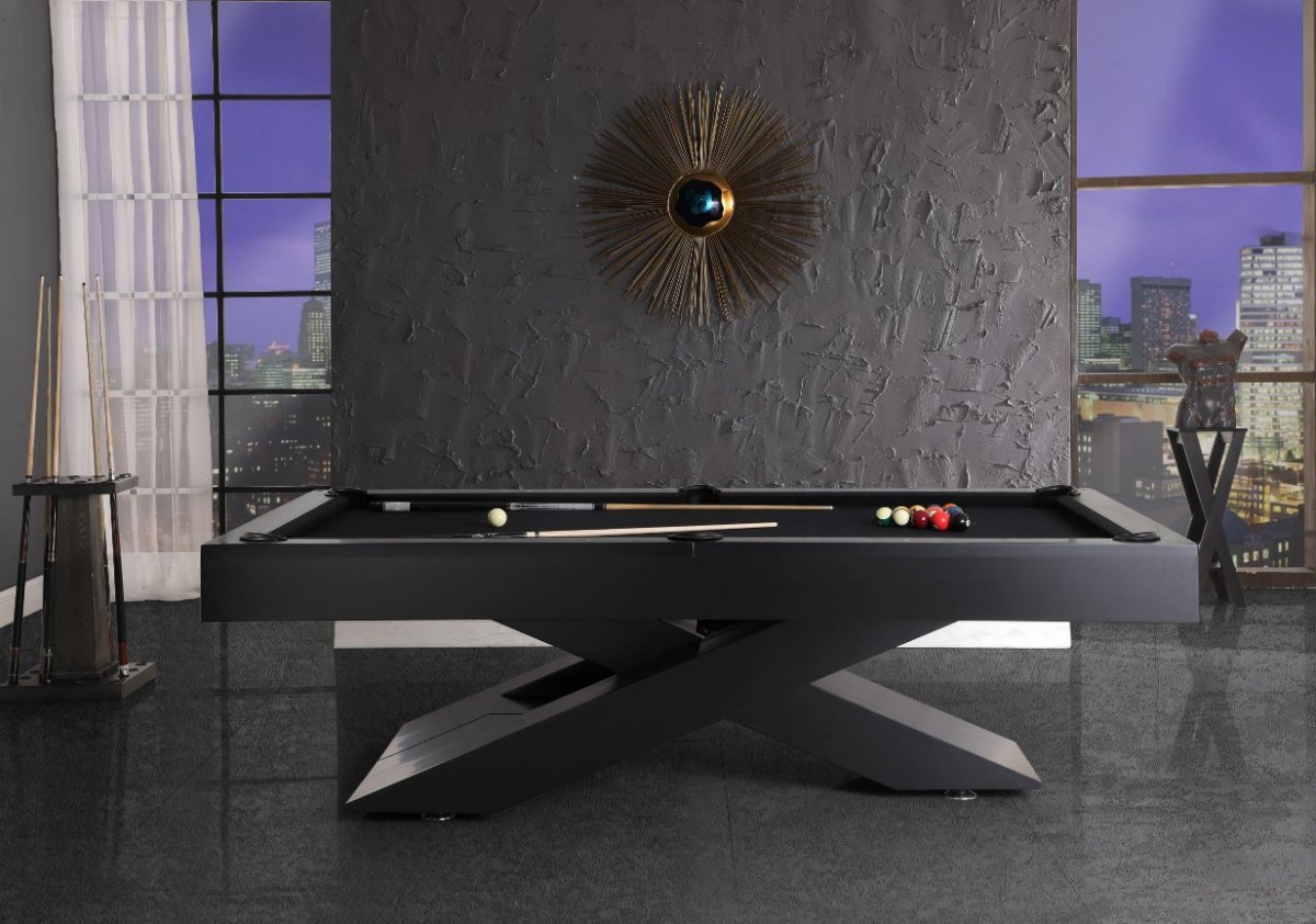 TopTable Pooltafel X-ONE Black 8FT