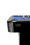NORTH Gardone Pooltafel Zwart/Blauw 8FT miniatuur