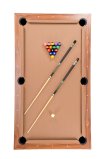NORTH Essence Pooltafel/Eettafel Zwart/Walnut 7FT miniatuur