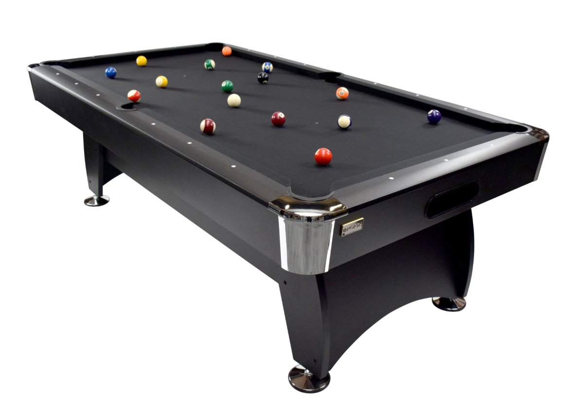 NORTH Gardone Pooltafel Zwart/Zwart 7FT