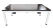 NORTH Essence Pooltafel/Eettafel Wit/Zwart 7FT miniatuur