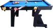 TopTable Fun Fold-Up Pooltafel Zwart/Blauw 5FT miniatuur