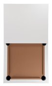 NORTH Essence Pooltafel/Eettafel Zwart/Wit 7FT miniatuur