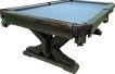 TopTable Lexor Pooltafel Forest Black-Oak 8FT miniatuur