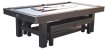 TopTable Dinner Pooltafel Black Wood Met Banken 7FT miniatuur