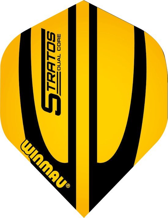 Winmau Mega Standard Stratos Geel dart flights