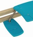 Pic Nic Tafel en Zitjes - Turquoise miniatuur