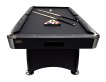 NORTH Gardone Pooltafel Zwart/Zwart 7FT miniatuur