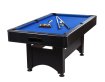 NORTH Torino Pooltafel Zwart/Blauw 6FT miniatuur