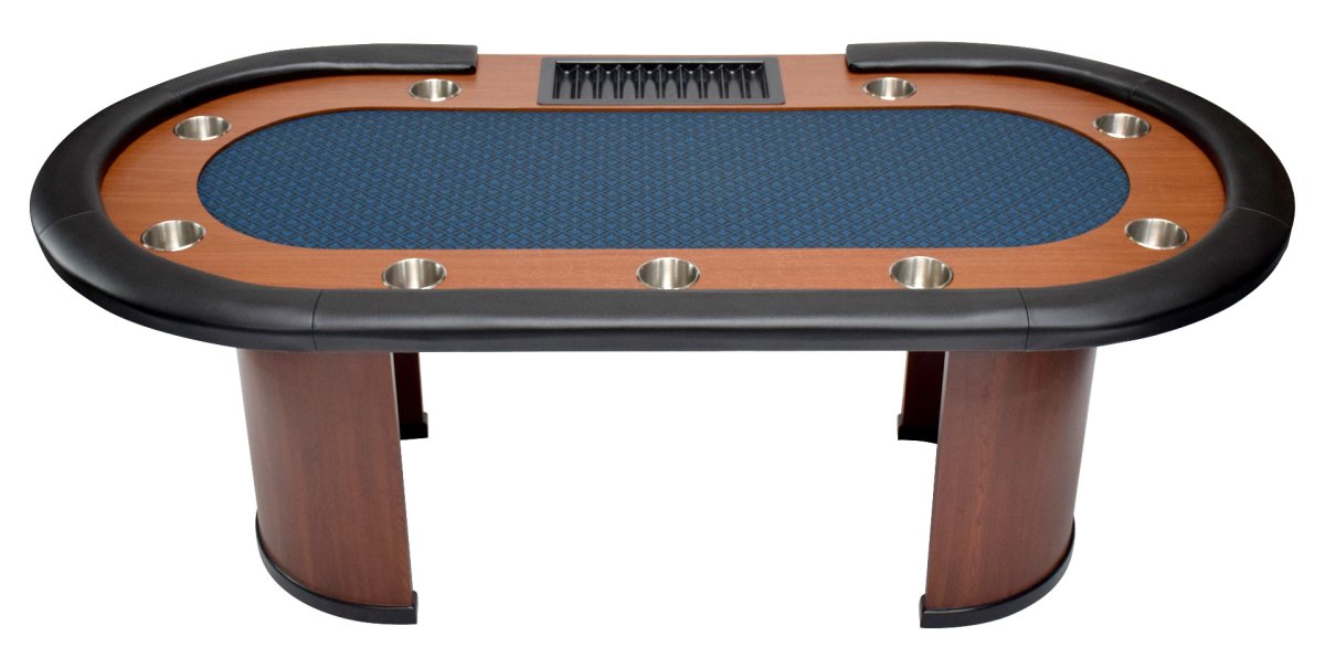 NORTH Nevada Pokertafel Blauw 10 Personen