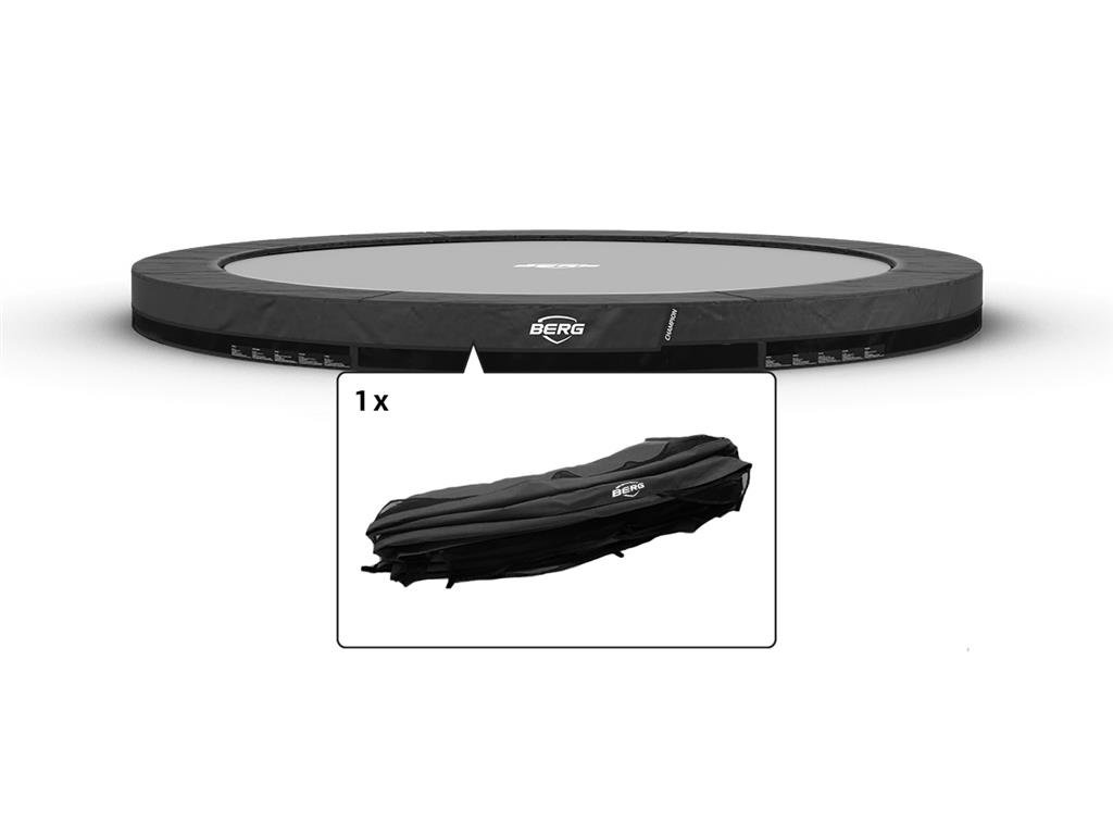 Berg Champion Inground Beschermrand Grijs 380 cm