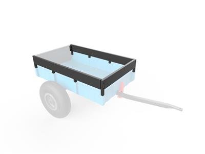 Large trailer - Toprail set