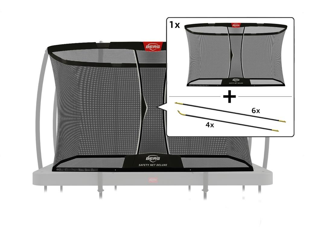 BERG Ultim Safety Net Deluxe - Los Net 330 + Hoepelset